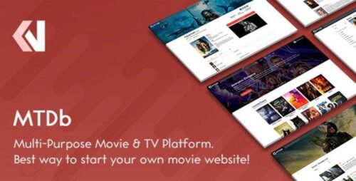 MTDb – Ultimate Movie&TV Wbsite PHP Script Download