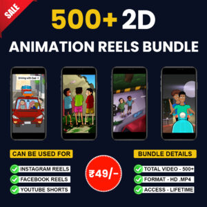 500+ 2D Animation Reels Bundle