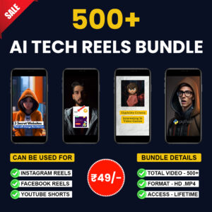 500+ AI Tech Reels Bundle