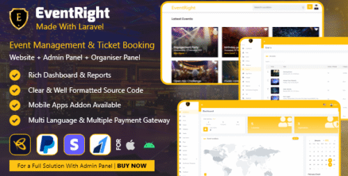 EventRight: All-in-One Event Management System (SaaS)